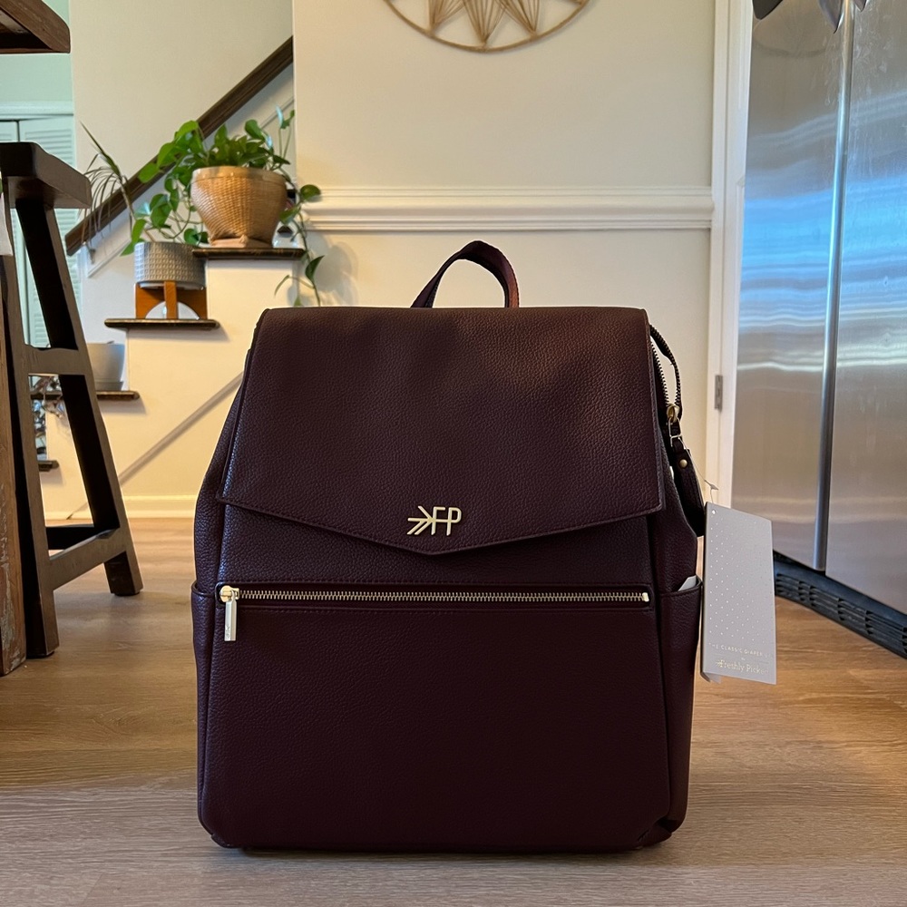 NWT Freshly Picked Classic Diaper Bag - Merlot